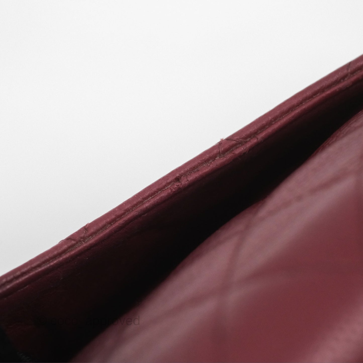 Chanel Vintage Classic Small S/M Flap Burgundy Caviar 24K Gold Hardware