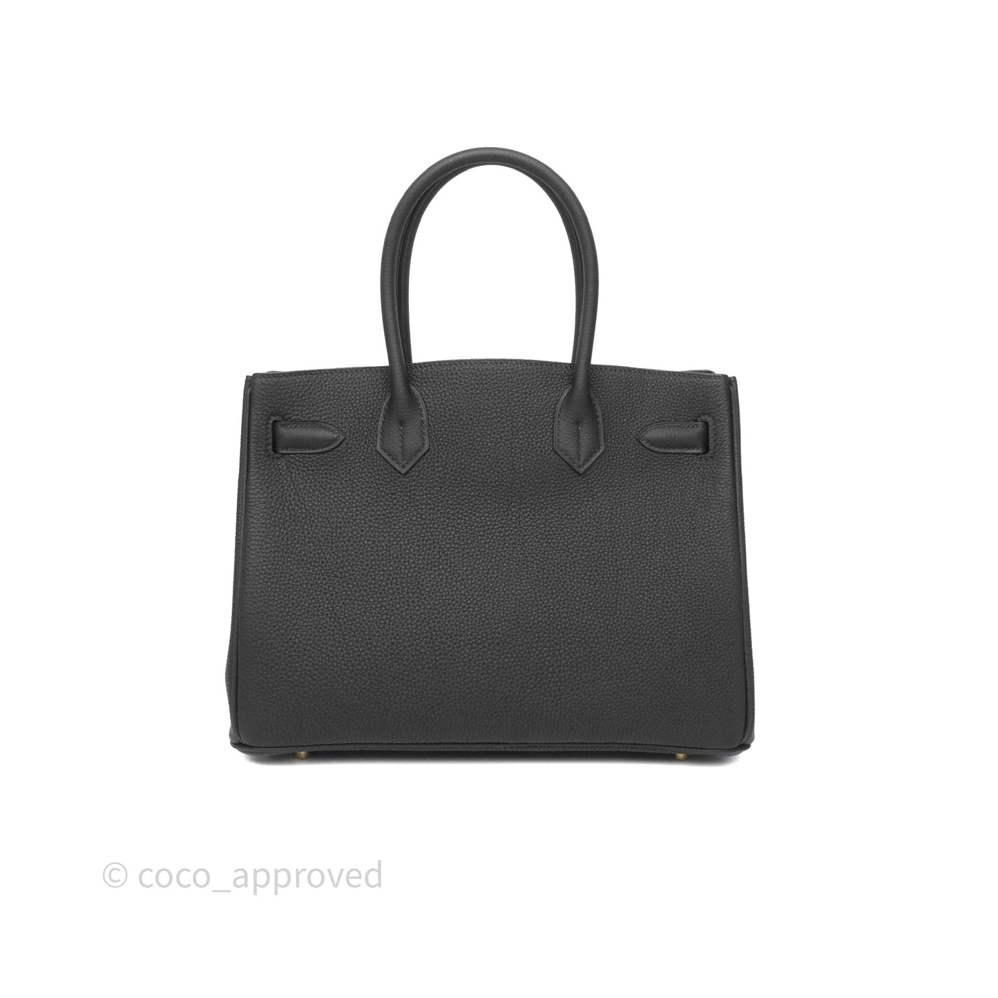 Hermès 3 In 1 Birkin 30 Retourne Black Noir 89 Togo Gold Hardware