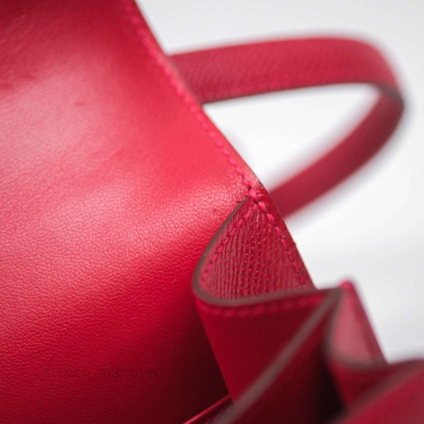 Hermès Constance Mini 18cm Rouge Casque Epsom Gold Hardware