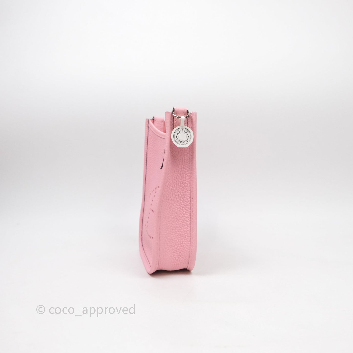 Hermès Mini Evelyne 16 Amazone Rose Sakura 3Q Palladium Hardware