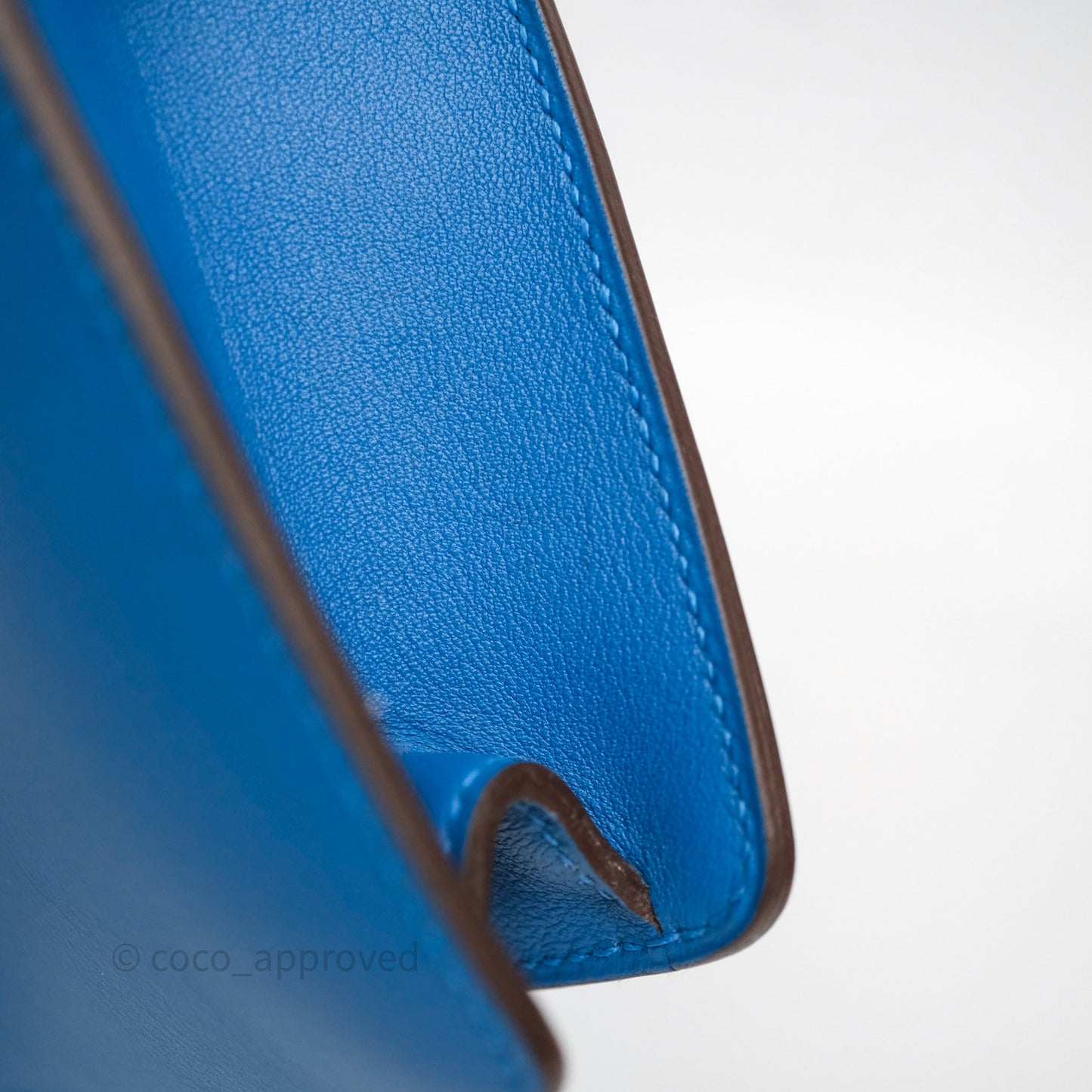 Hermès Catenina Bleu de Galice S7 Swift Palladium Hardware
