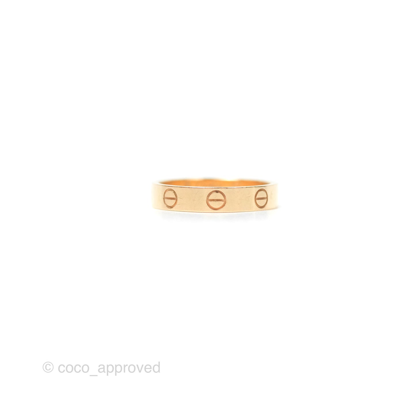 Cartier Love Band & Small Juste Un Clou Ring Set Rose Gold