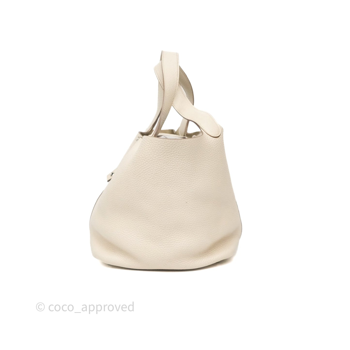 Hermès Picotin 22 Beton Clemence Palladium Hardware