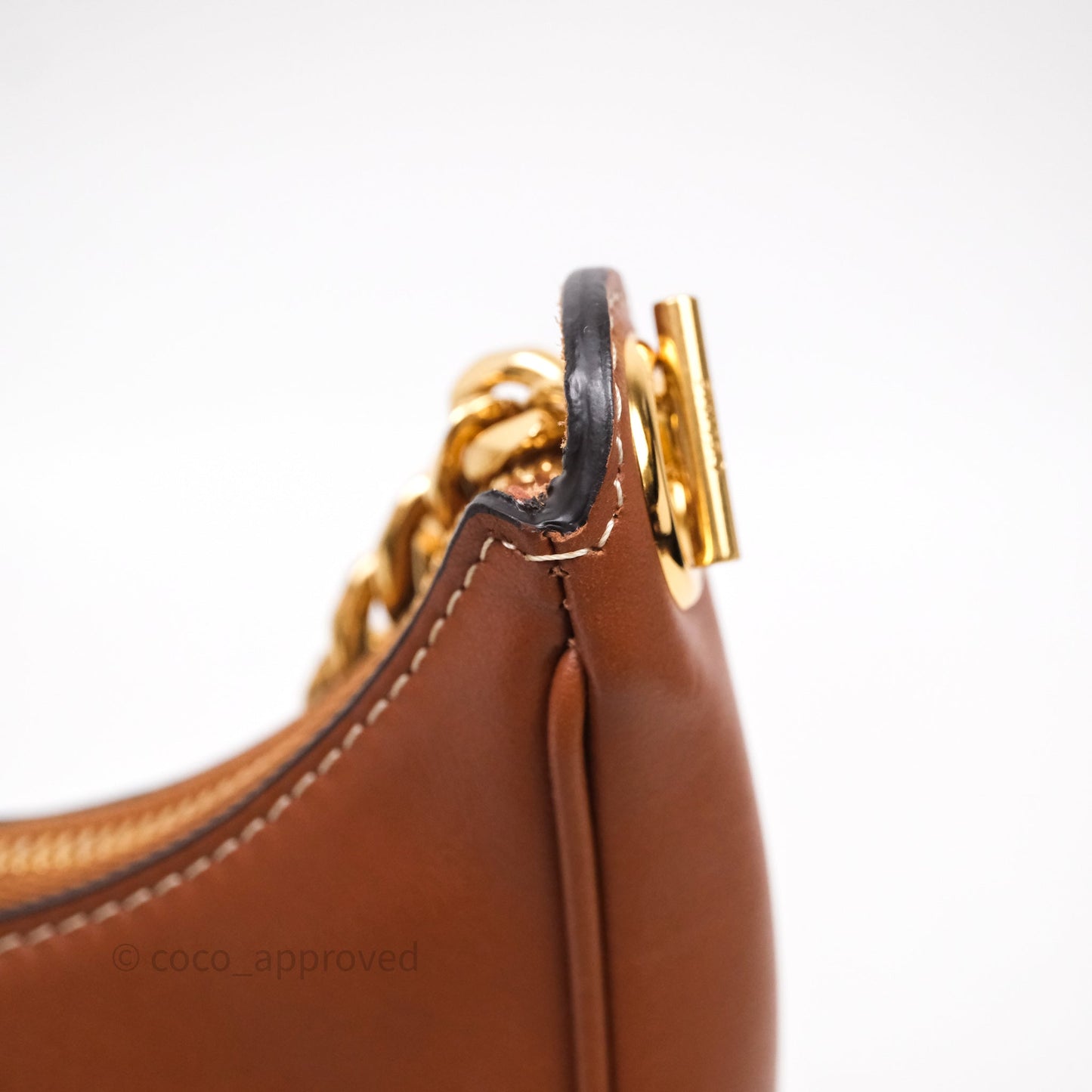 Celine Medium Ava Chain Bag Calfskin Tan