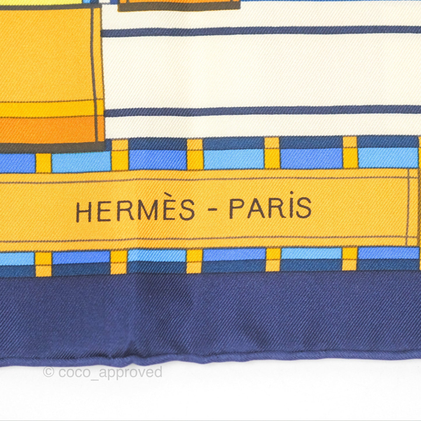 Hermes Voltes et Pirouettes Scarf 90