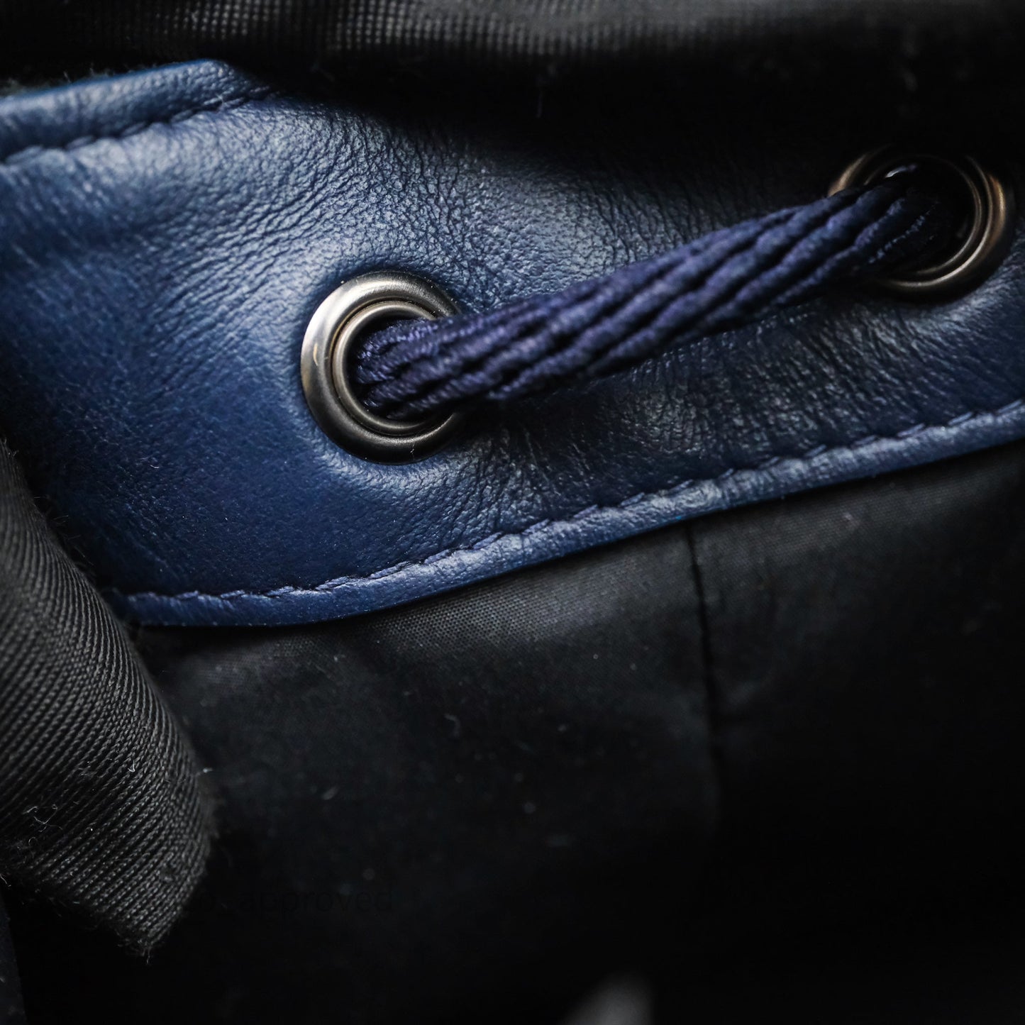 Christian Dior Mini Backpack Oblique Jacquard Beige and Blue