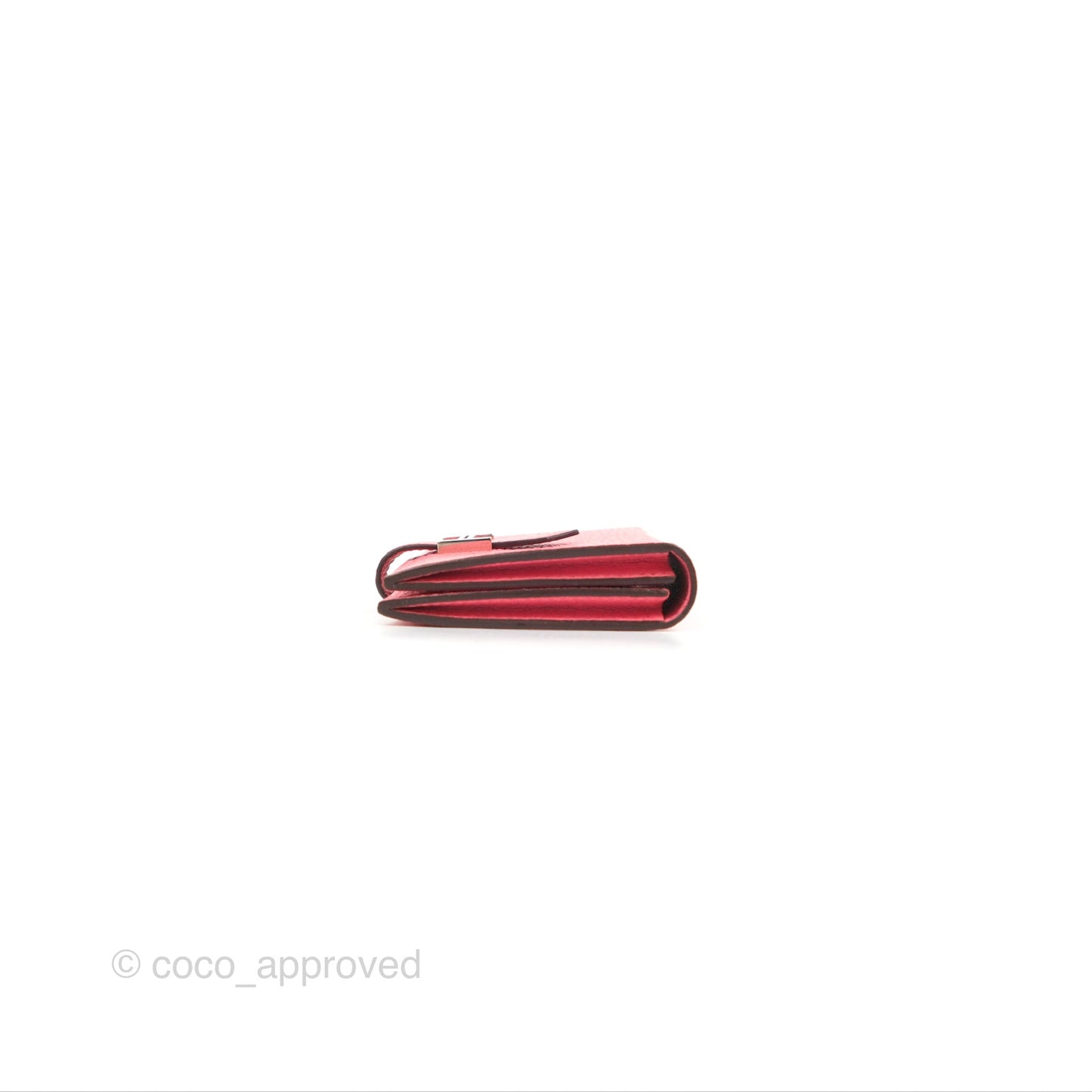 Hermès Bearn Card Holder Rose Ete Chevre Mysore Palladium Hardware