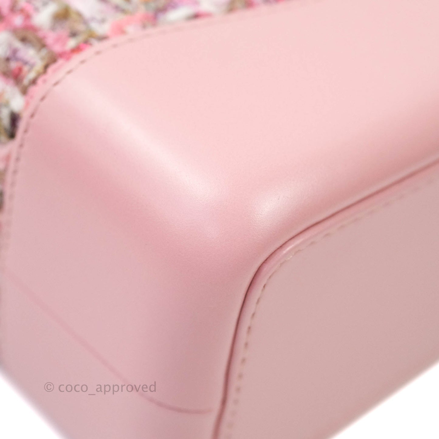 Chanel Gabrielle Small Backpack Pink Tweed Aged Calfskin
