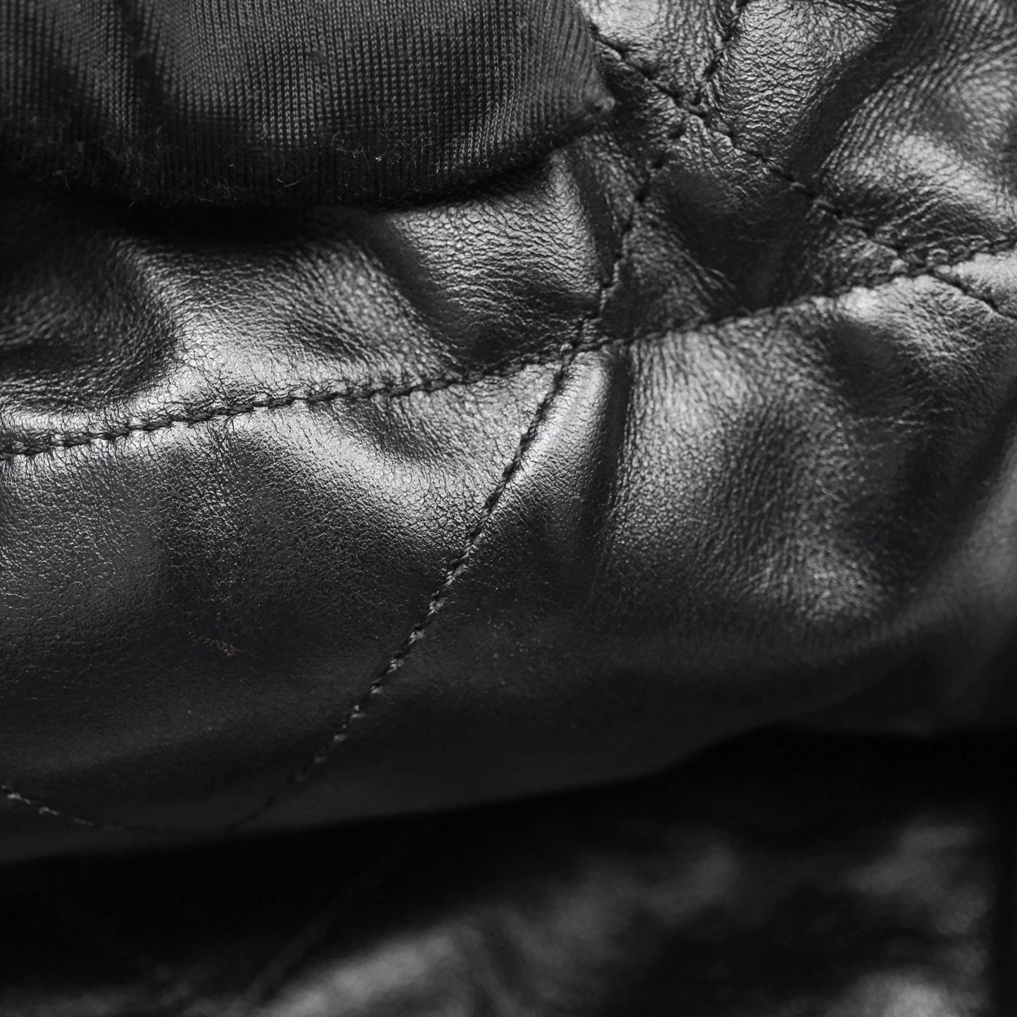 Chanel 22 Small Black Calfskin Aged Gold Hardware