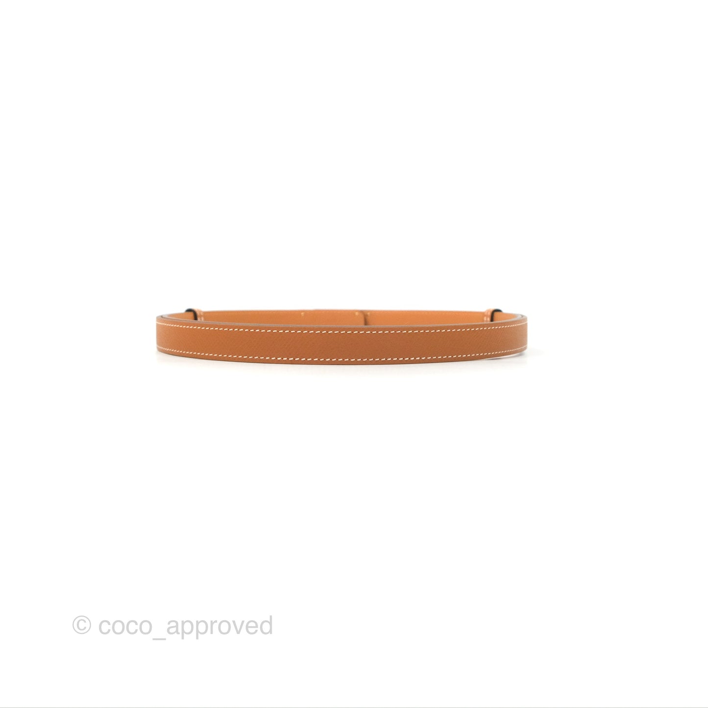 Hermès Kelly Buckle Belt Gold Epsom Rose Gold Hardware