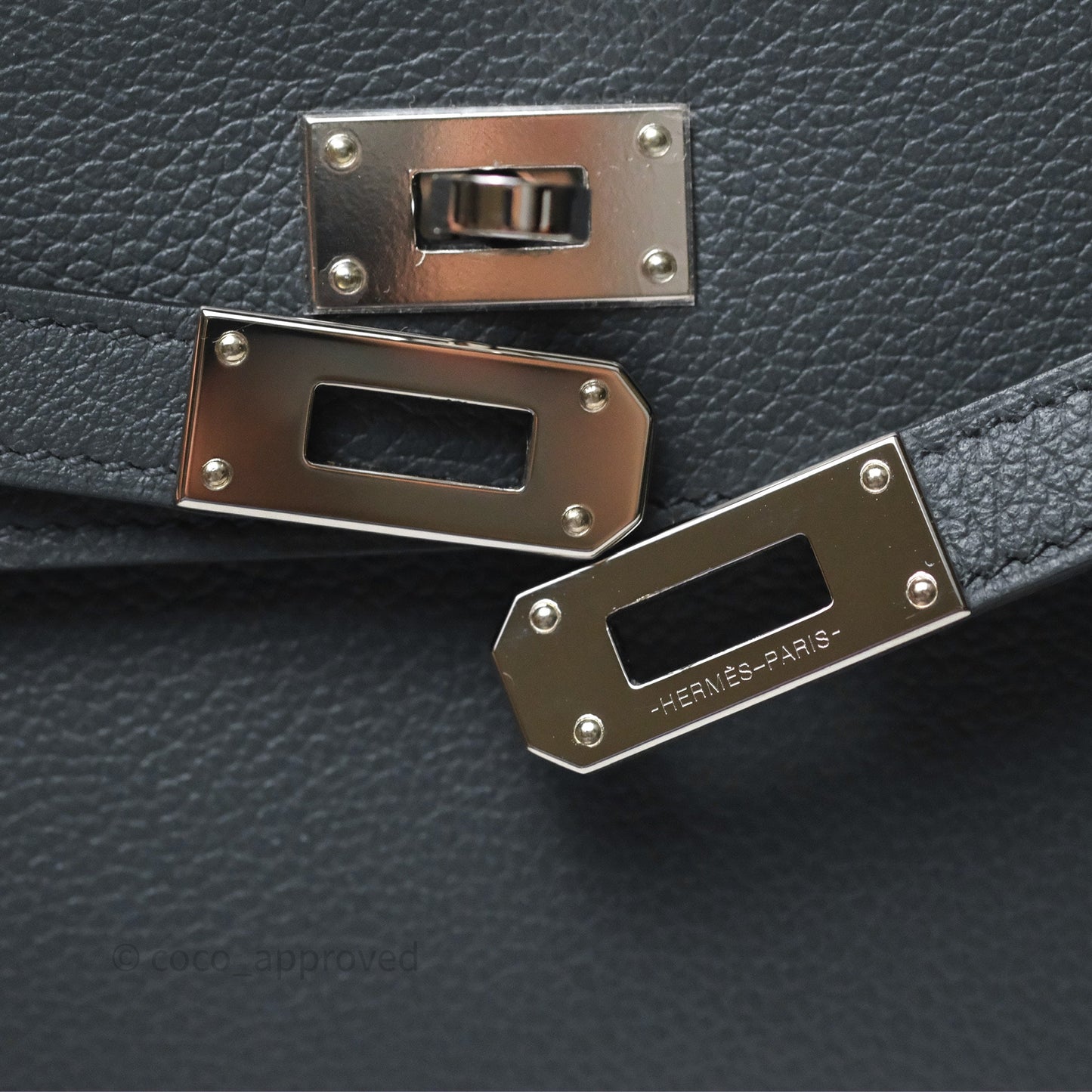 Hermès Kelly To Go Wallet Gris Misty H0 Evercolor Palladium Hardware