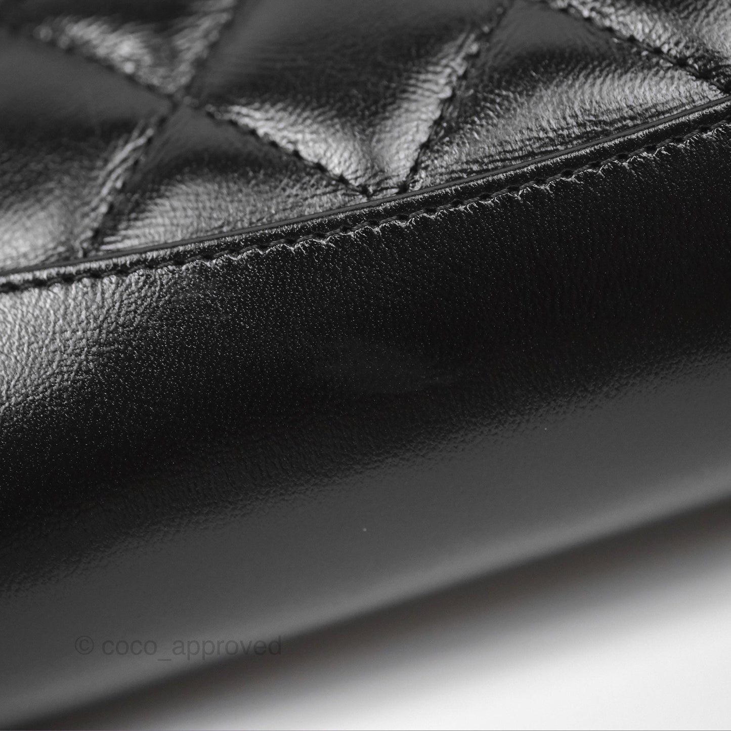 Chanel Nano 31 Black Shiny Lambskin Gold Hardware