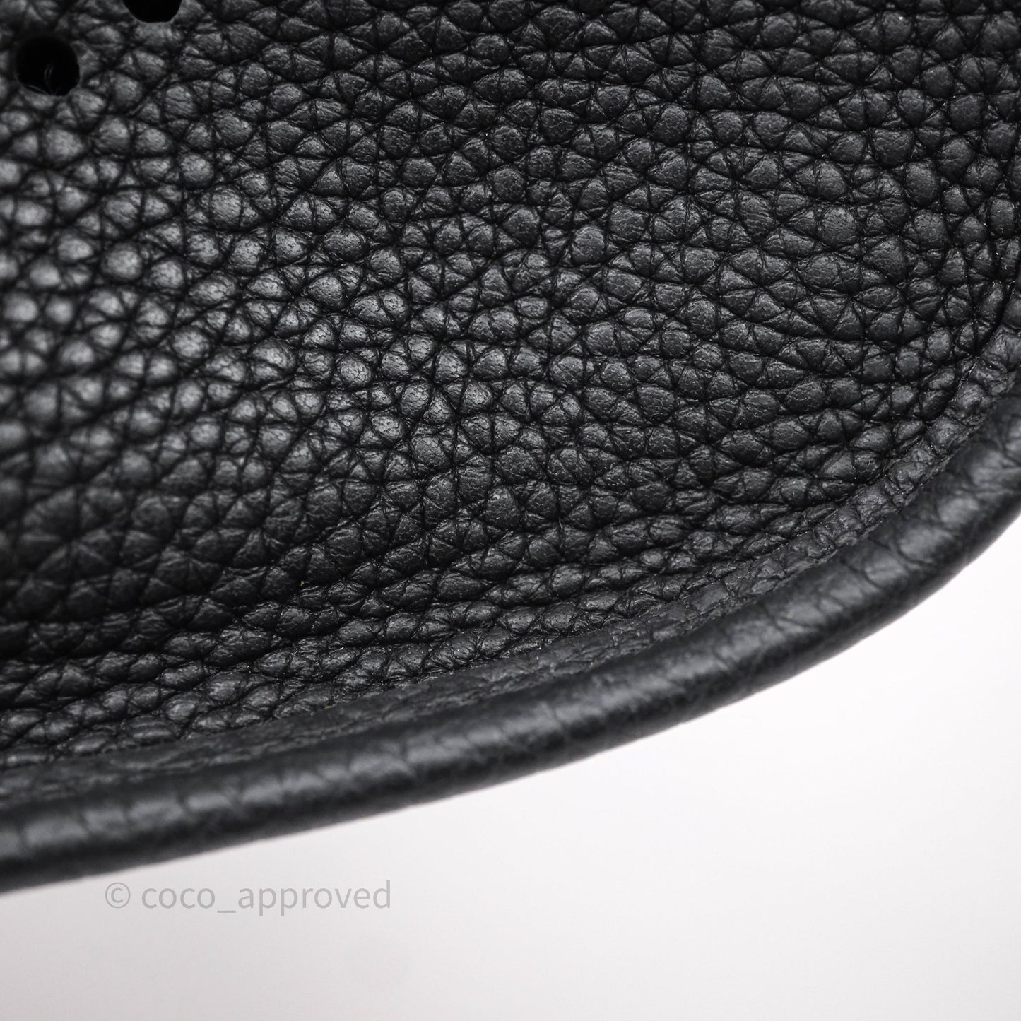 Hermès Mini Evelyne 16 Black Noir 89 Clemence Palladium Hardware