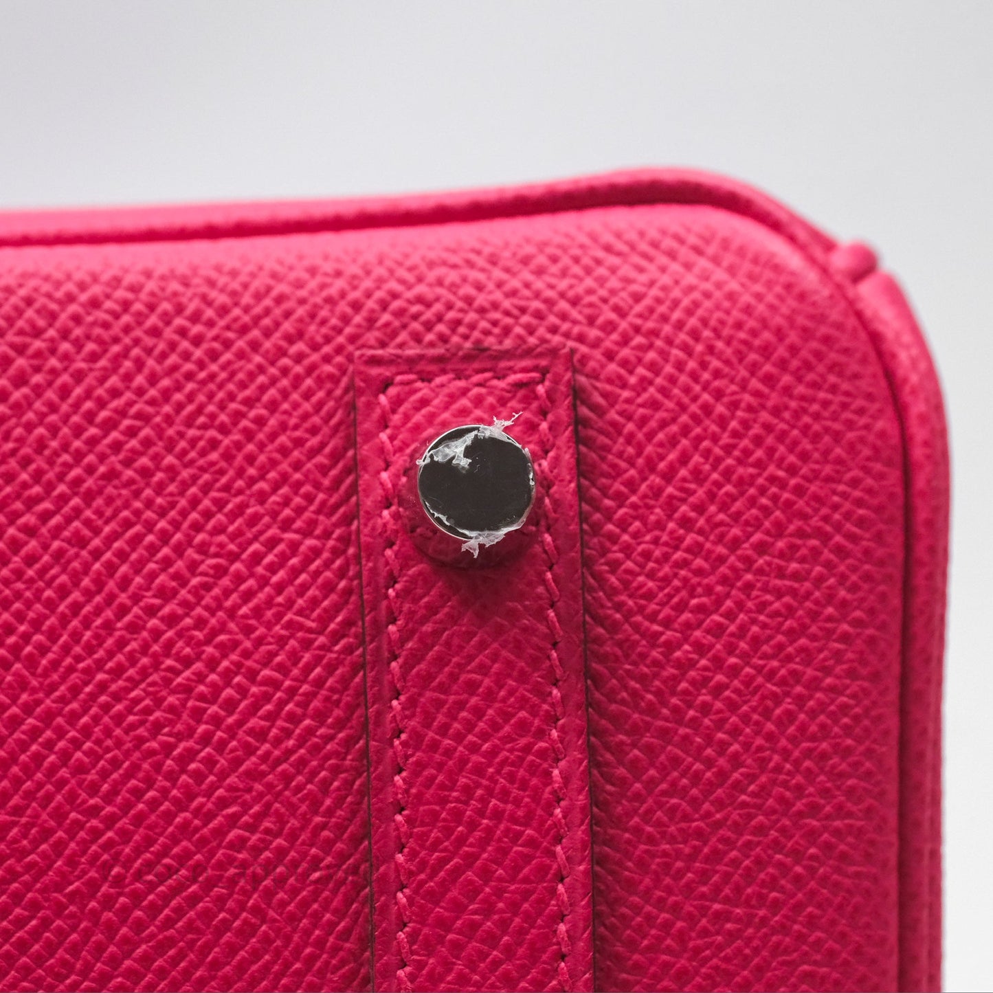 Hermès Birkin 30 Framboise 90 Epsom Palladium Hardware
