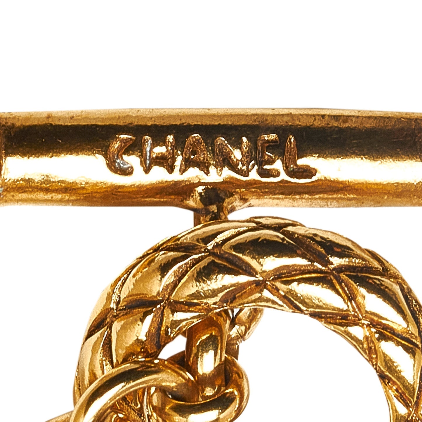 Luxury Chanel CC Sun Medallion Pendant Necklace Costume Necklace