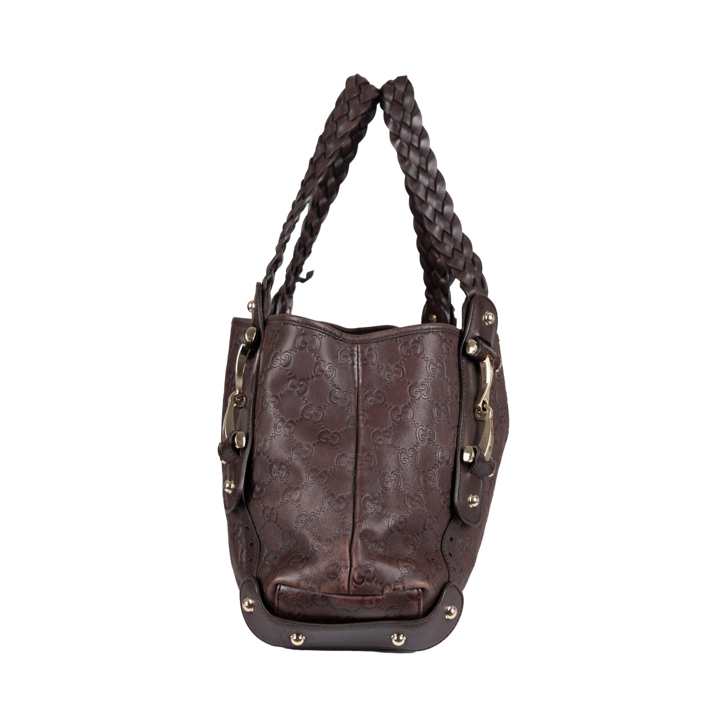 Luxury Gucci Trending 2025 Luxury Gucci Trending 2025ssima Horsebit Pelham Shoulder Bag - '10s