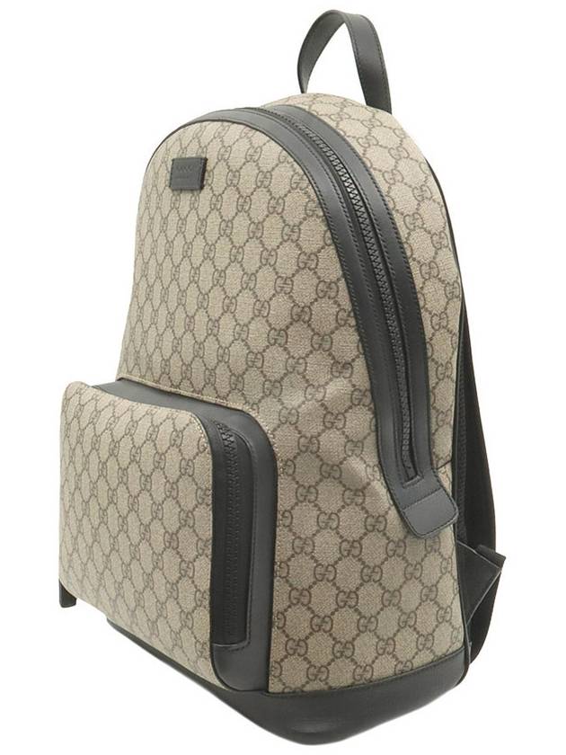 Luxury Gucci Trending 2025 GG Supreme Canvas Black Trim Eden Backpack 406370