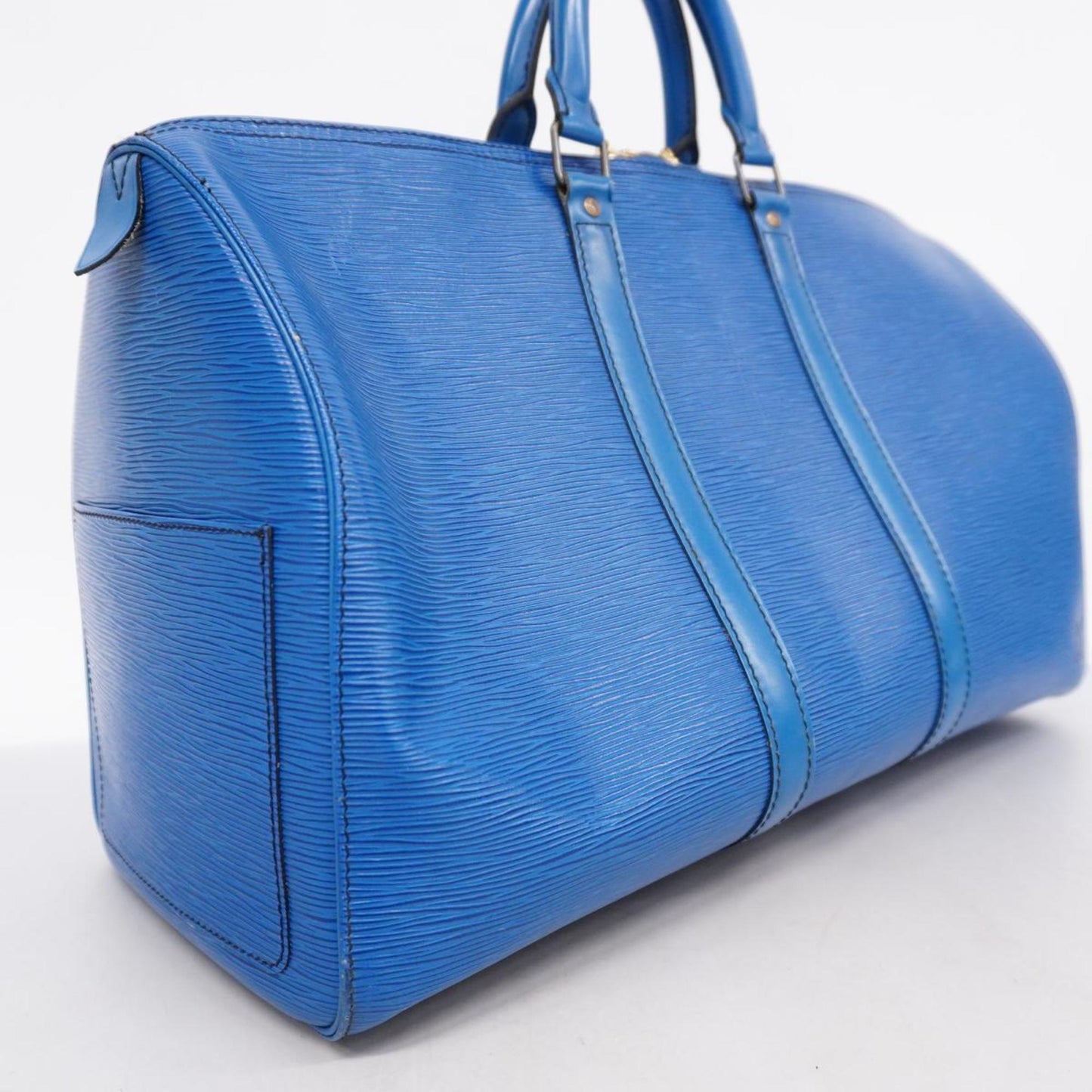 Louis Vuitton Keepall 45  Leather Travel Bag ()