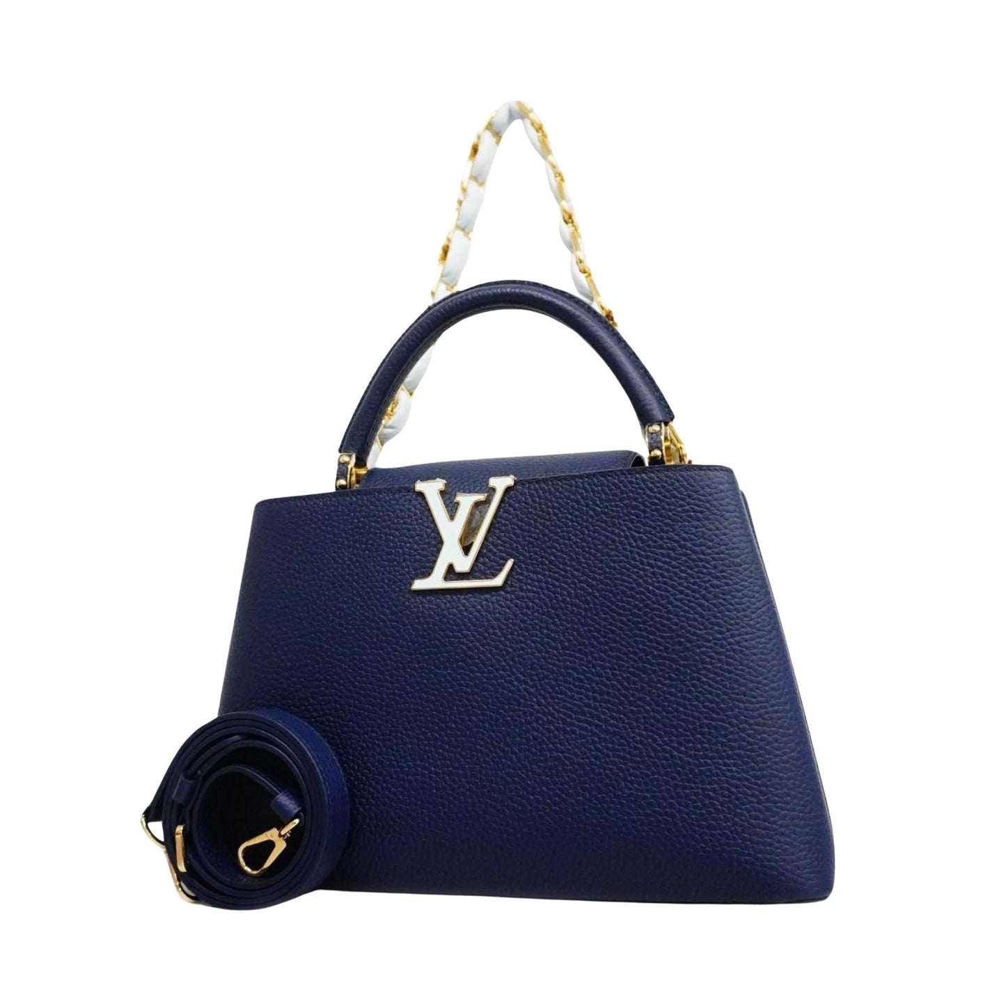 Louis Vuitton Capucines  Leather Handbag ()