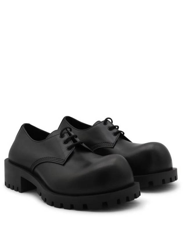 Luxury Balenciaga Hummer Lace-Up Derby Black