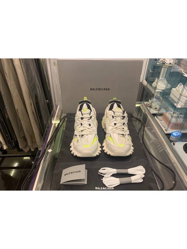 Luxury Balenciaga Track Low Top Sneakers Fluo Yellow White