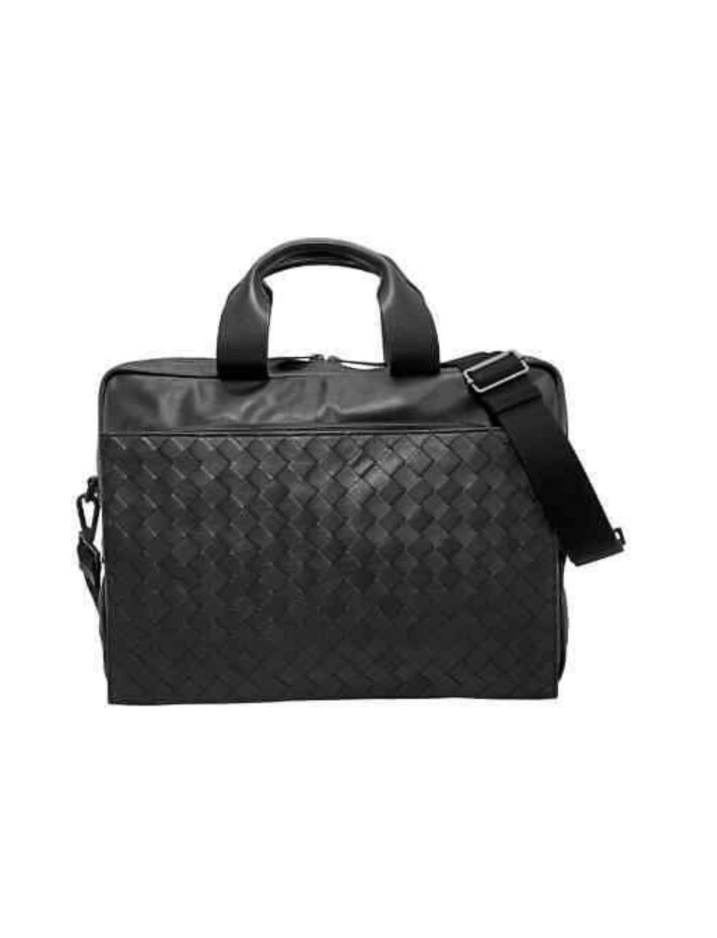 Luxury Bottega Veneta Intrecciato Ultra-Light Leather Briefcase