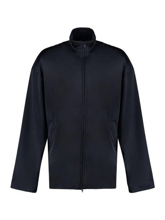 Luxury Balenciaga Side Zip Pockets Track Jacket Blue