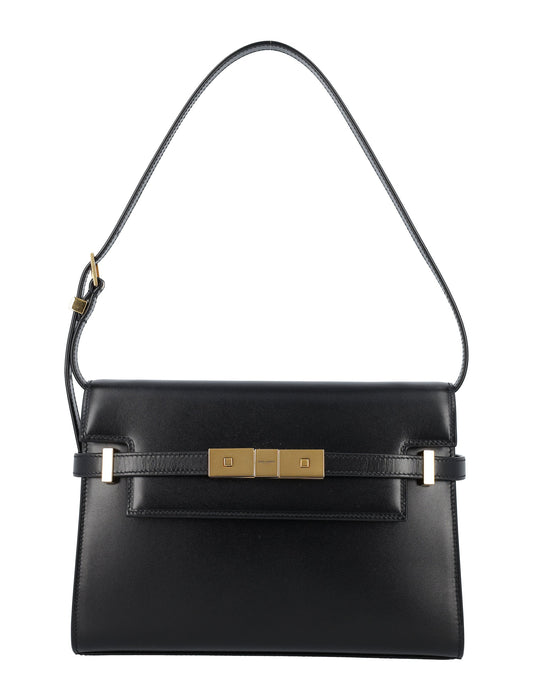 Luxury Saint Laurent Women's Manhattan Small In Box Shoulder Bag in Black | 24A6756260SX0W Color 1000