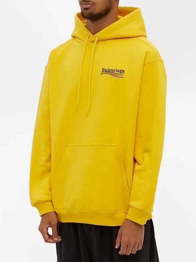 Luxury Balenciaga Political Campaign Medium Fit Hoodie Yellow