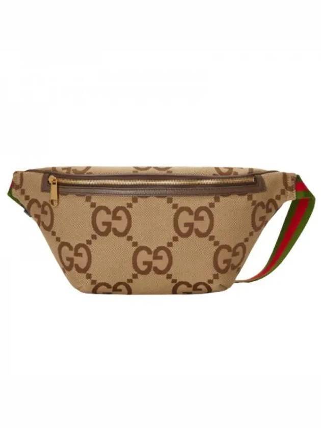Luxury Gucci Trending 2025 Jumbo GG Canvas Belt Bag Brown