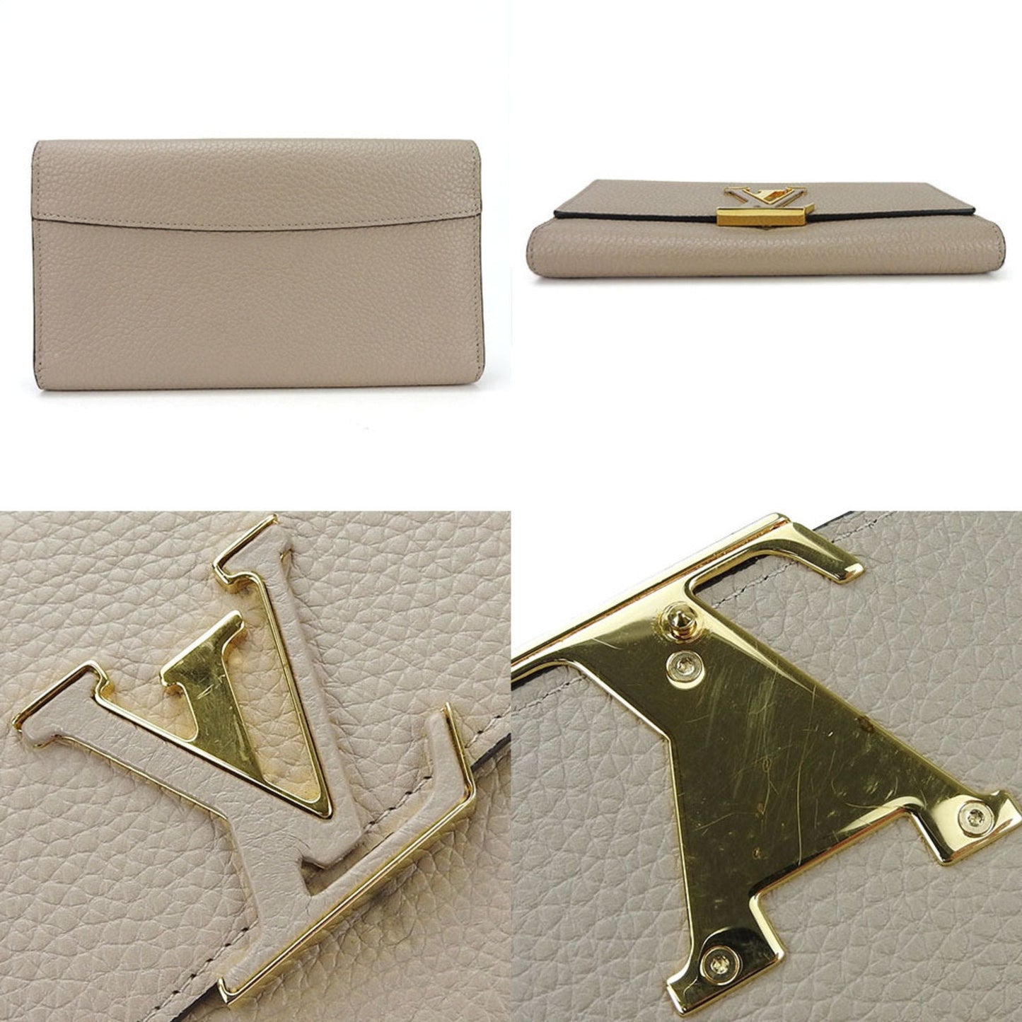 Louis Vuitton Capucines  Leather Wallet  ()