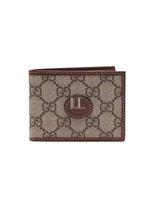 Luxury Gucci Trending 2025 Interlocking G Mini Half Wallet Beige