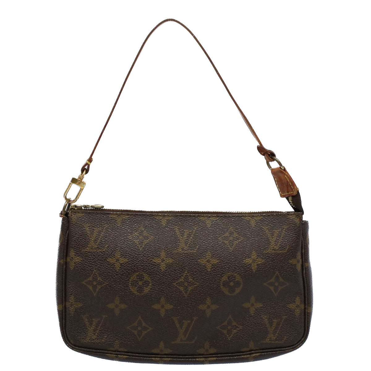 Louis Vuitton Pochette Accessoire  Canvas Clutch Bag ()