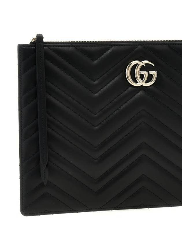 Luxury Gucci Trending 2025 GG Marmont Large Pouch Bag Black