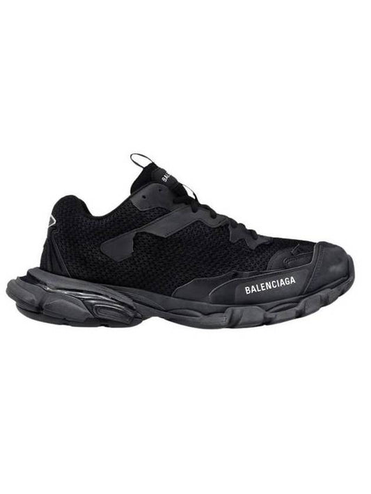 Luxury Balenciaga Track 3 Low-Top Sneakers Black