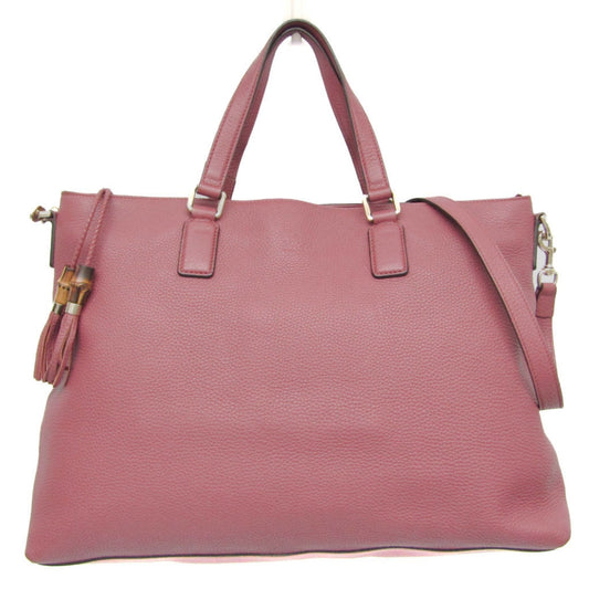Luxury Gucci Trending 2025 Bamboo  Leather Tote Bag
