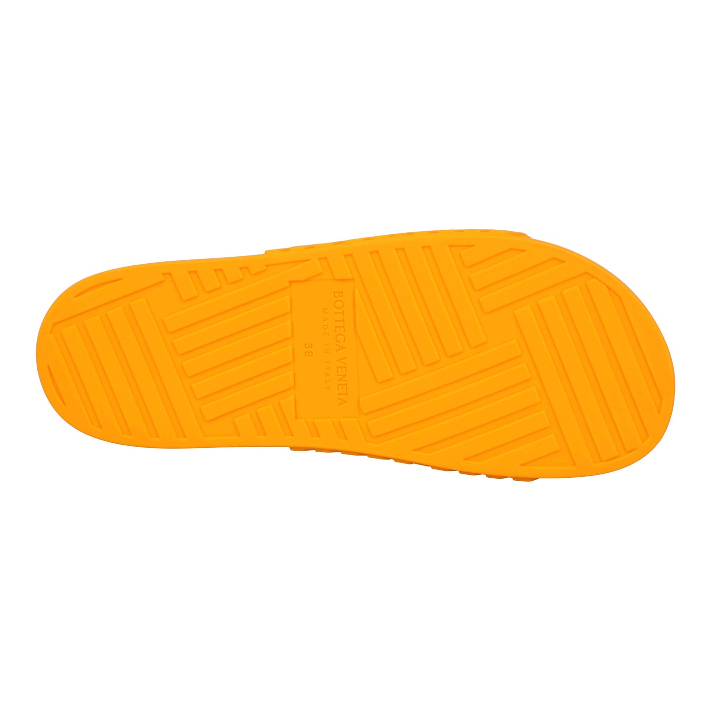 Luxury Bottega Veneta Resort Slides Orange