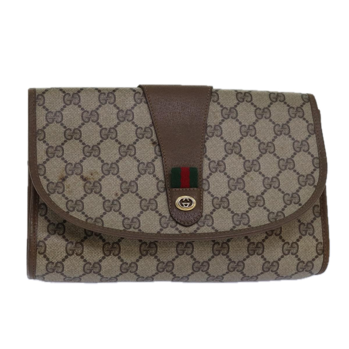 Luxury Gucci Trending 2025 Sherry  Canvas Clutch Bag