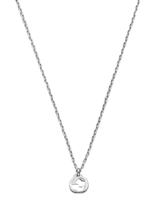 Luxury Gucci Trending 2025 Interlocking Chain Necklace Silver