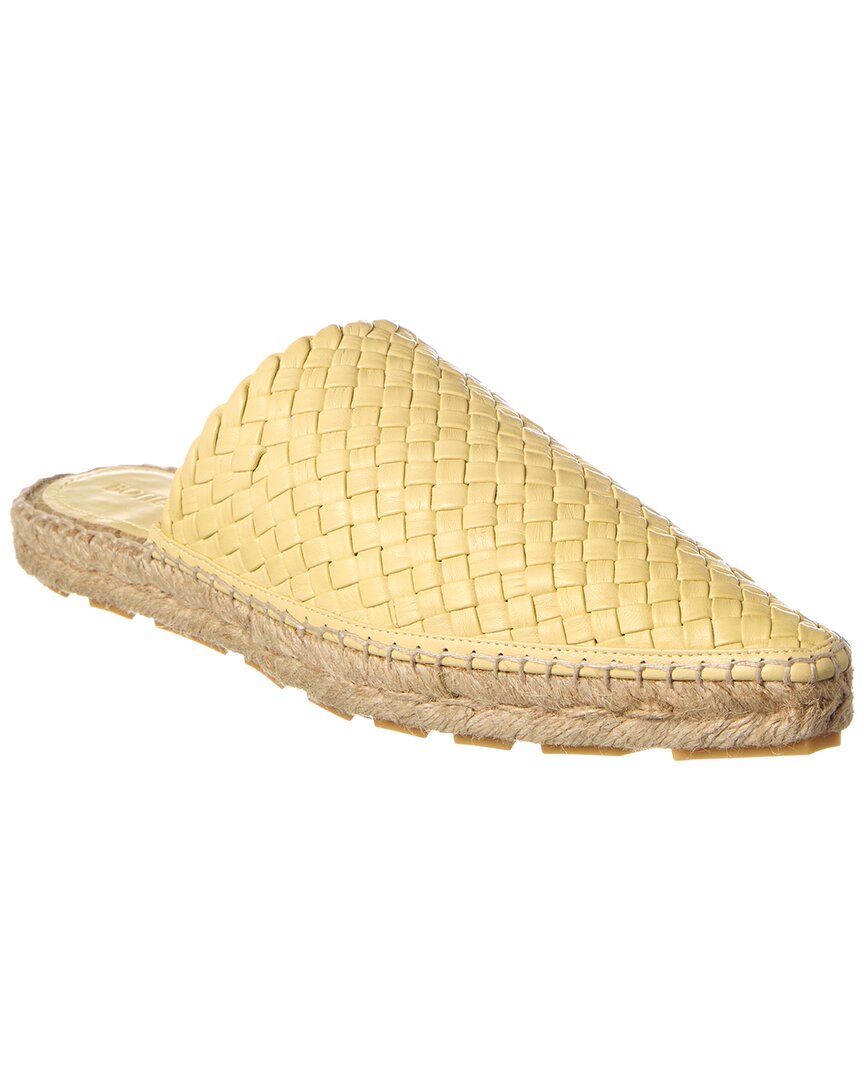 Luxury Bottega Veneta Intreccio Leather Espadrille