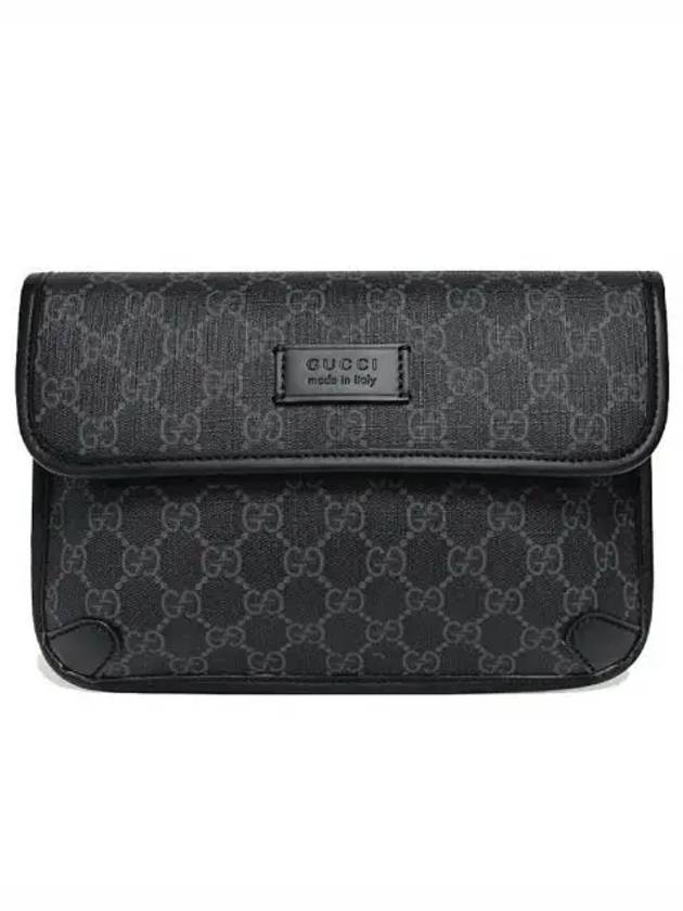 Luxury Gucci Trending 2025 GG Supreme Belt Bag Black