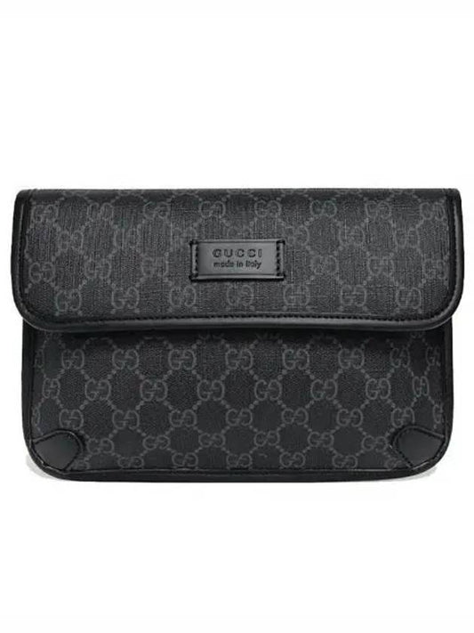 Luxury Gucci Trending 2025 GG Supreme Belt Bag Black