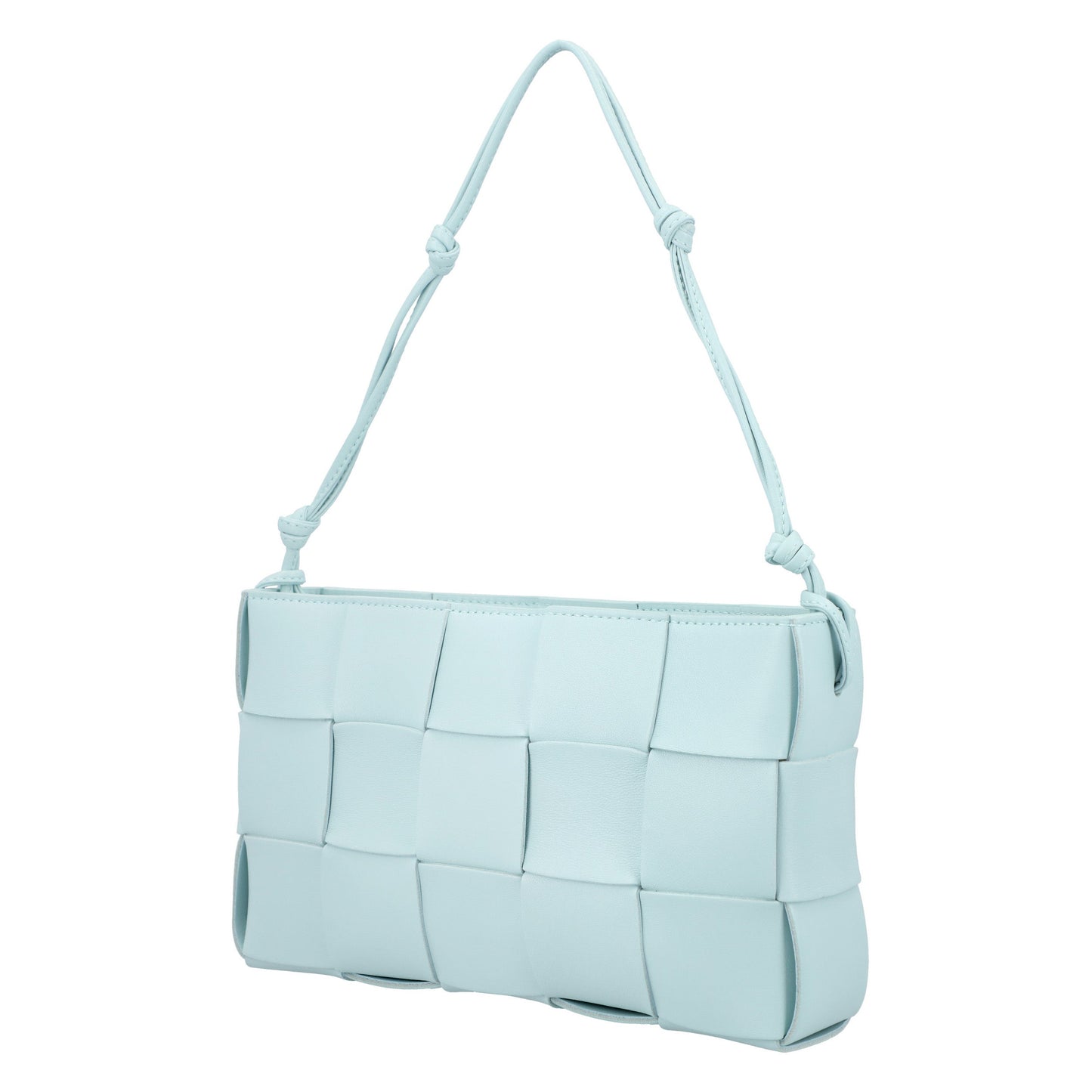 Luxury Bottega Veneta Cassette Pouch On Strap blue
