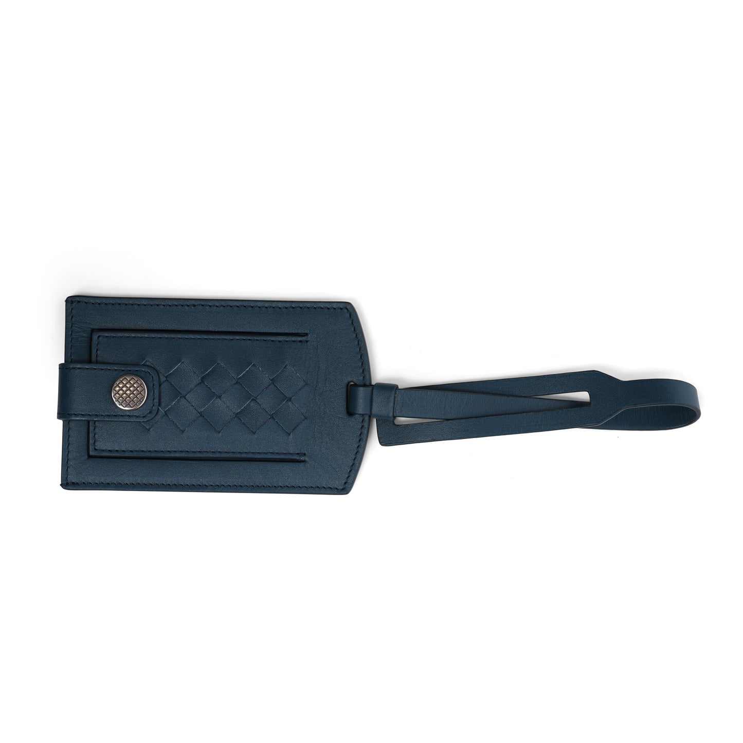 Luxury Bottega Veneta Intrecciato Tag Holder