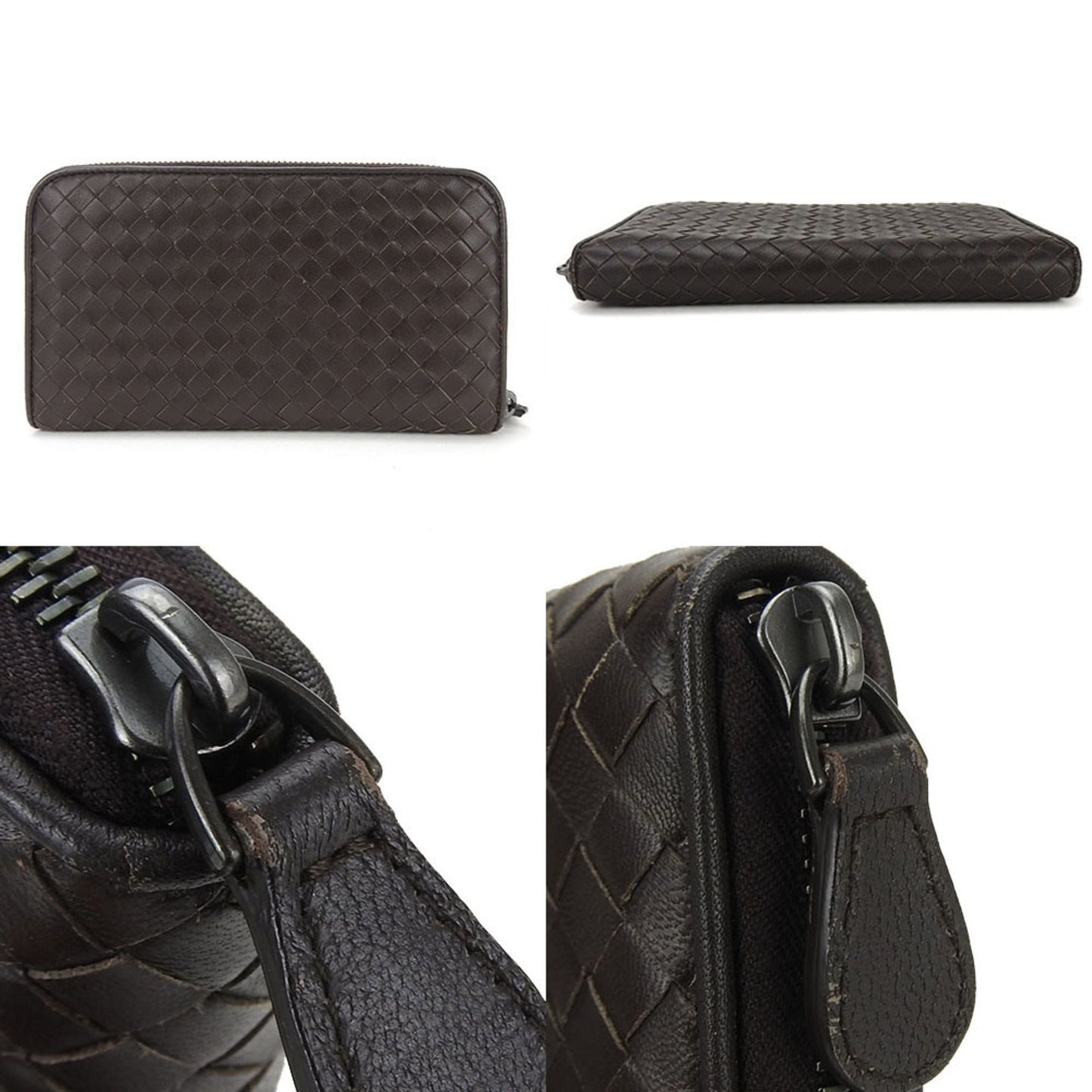 Luxury Bottega Veneta Intrecciato  Leather Wallet (Bi-Fold) ()