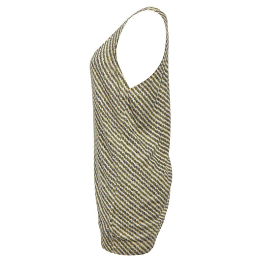 Luxury Bottega Veneta Stripe Printed Tank Top in Multicolor Silk