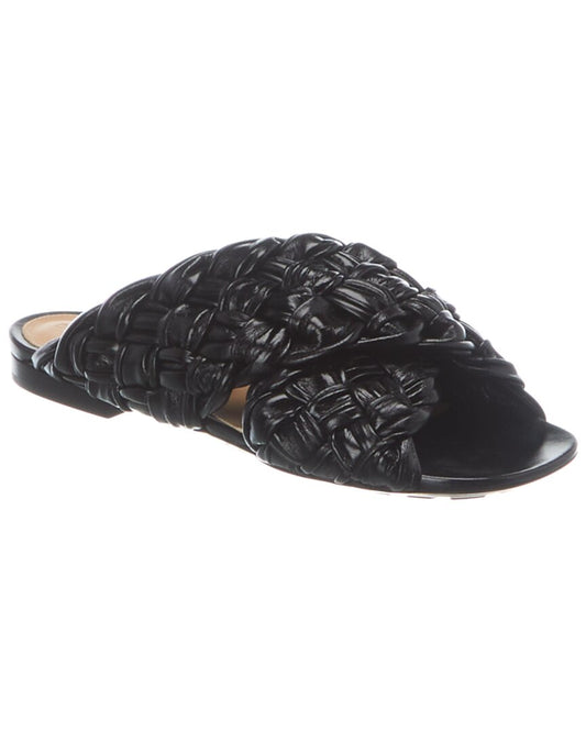 Luxury Bottega Veneta The Board Leather Sandal