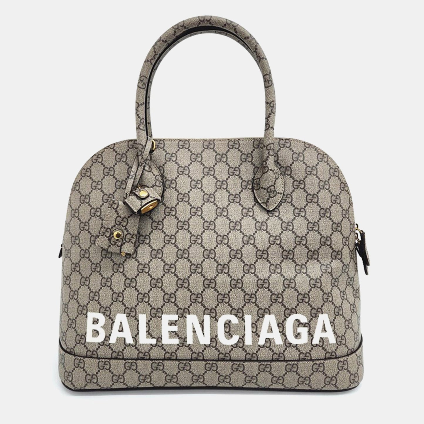 Gucci x Luxury Balenciaga Hacker Project Bill Medium Tote Bag (681698)
