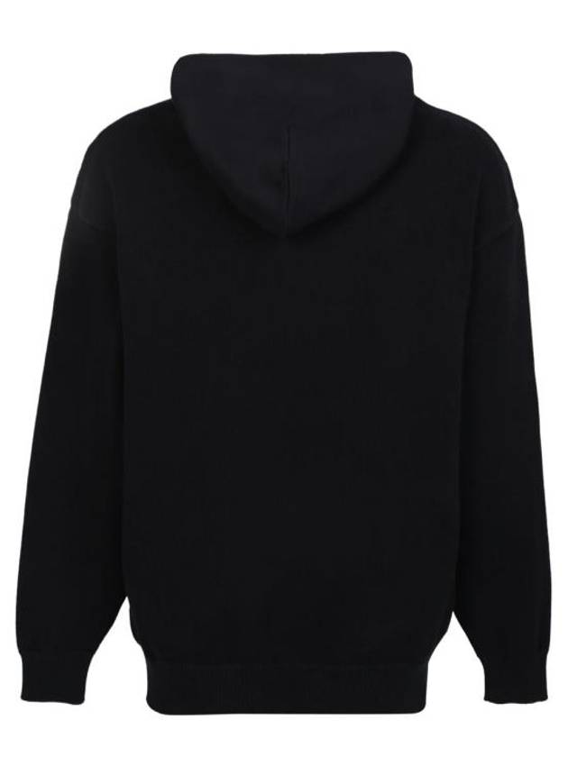 Luxury Balenciaga Logo Hoodie Black