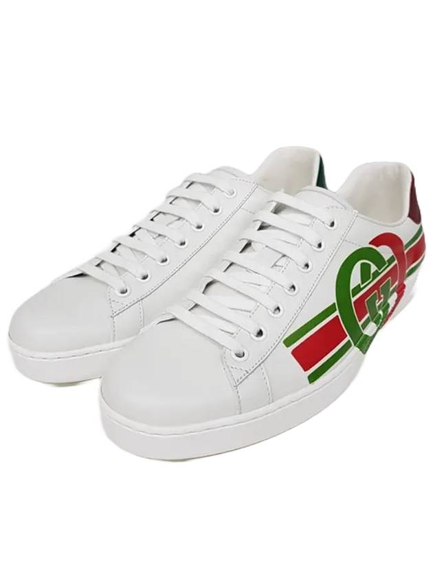 Luxury Gucci Trending 2025 Ace Interlocking G Low Top Sneakers White